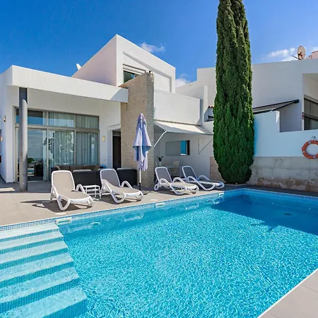 Caterina, Luxury With Heated Pool Ocean View In Adeje, Tenerife 阿德耶