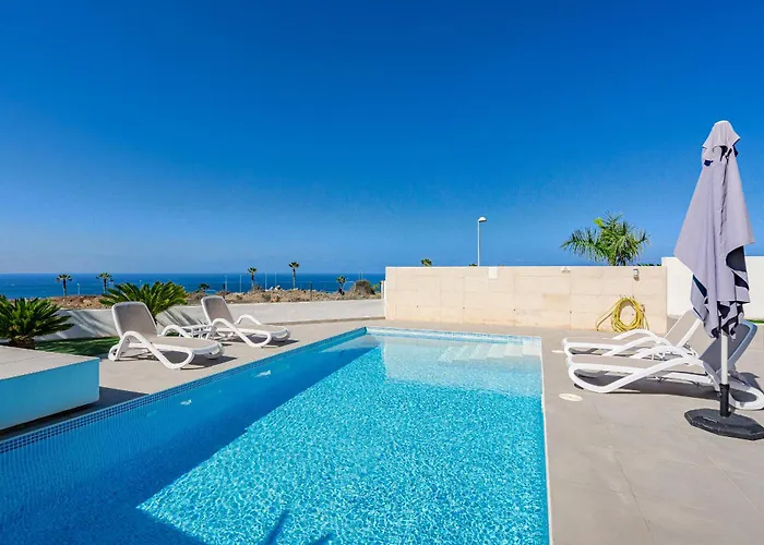 Villa Caterina, Luxury With Heated Pool Ocean View In Adeje, Tenerife Costa Adeje (Tenerife)